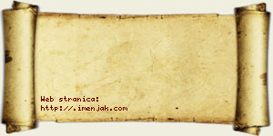 Isidora Velinović vizit kartica